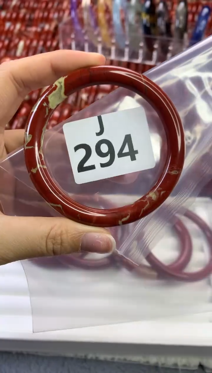 【闪购商品】碧石红碧石手镯J未镶嵌294-58