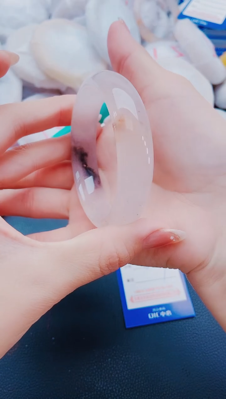 未镶嵌手镯石英质玉M179-57-58