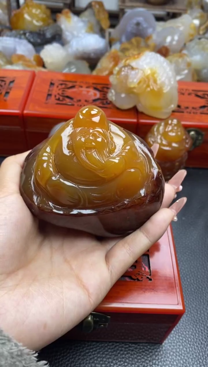 【闪购商品】玛瑙/玉髓摆件未镶嵌00