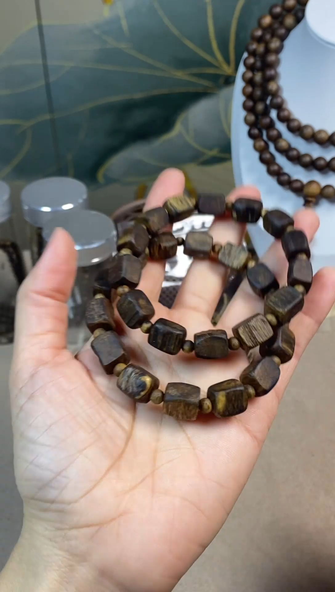 沉香手串单圈卡1.0规格 7克