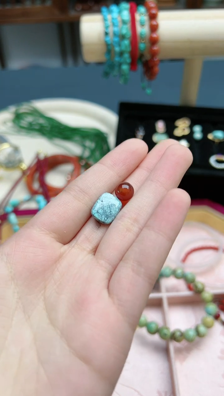 【闪购商品】玛瑙/玉髓配饰未镶嵌玛瑙方配饰*1 ZD