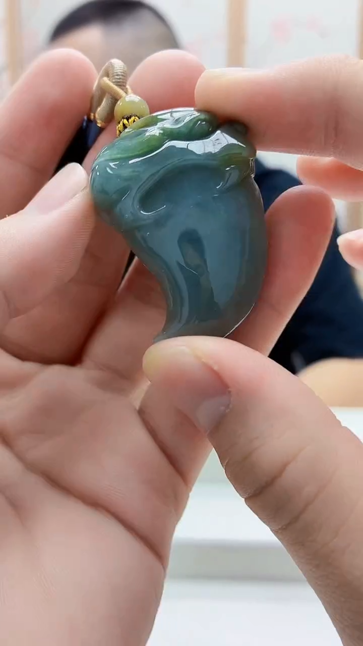 未镶嵌定制翡翠5167bb-毛货挂件20