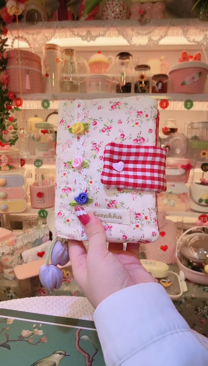 玫瑰花手账本——手工制作品质好！