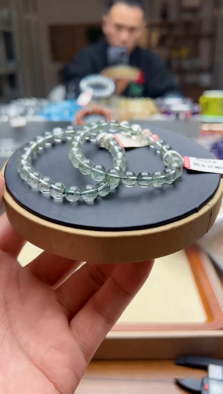 未镶嵌手链水晶绿幽灵手链