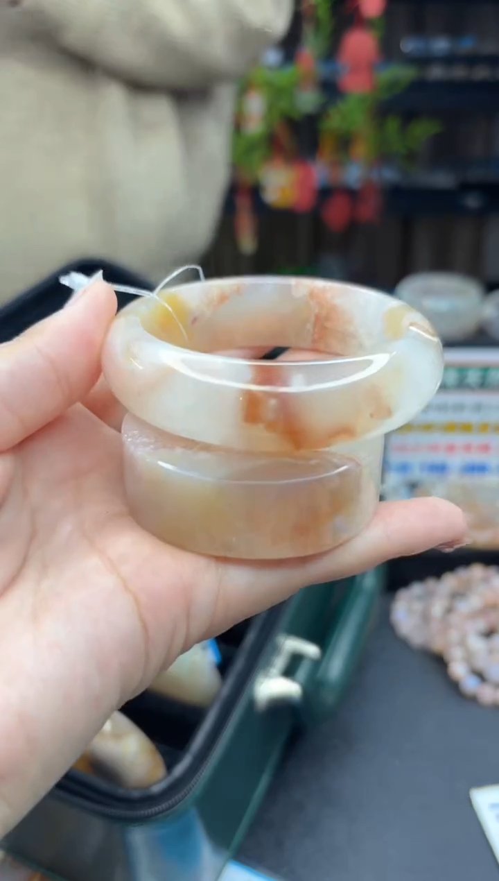 【闪购商品】石英质玉手镯未镶嵌2309（56圈赠送镯心）