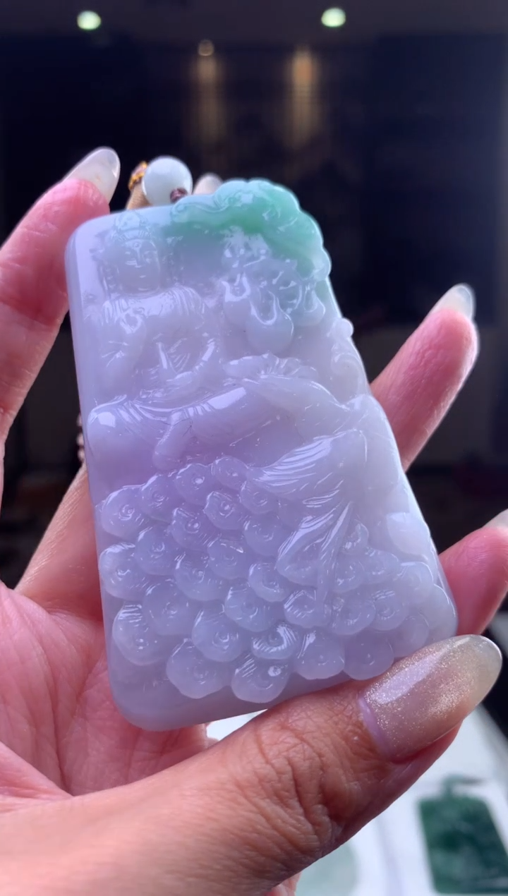 【闪购商品】定制翡翠未镶嵌挂件发货（拍一发一）