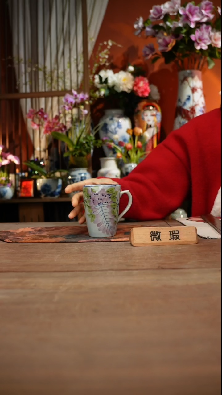 当代高温釉下彩手绘陶瓷餐具