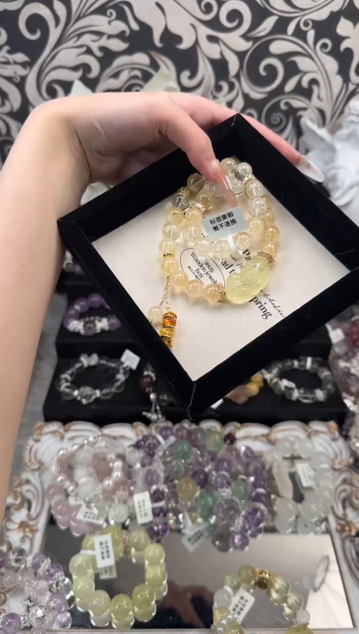 【闪购商品】水晶手链未镶嵌天然水晶 多样性发货