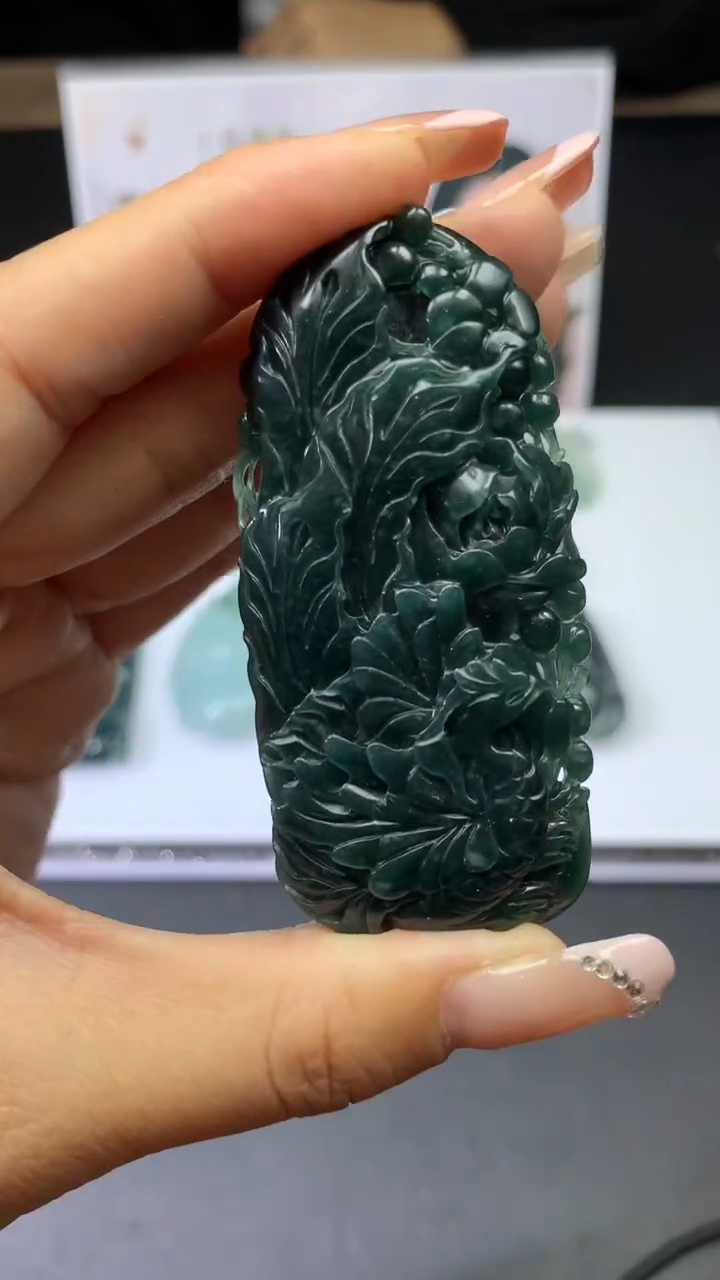 【闪购商品】定制翡翠未镶嵌不退不换CMH1件-A