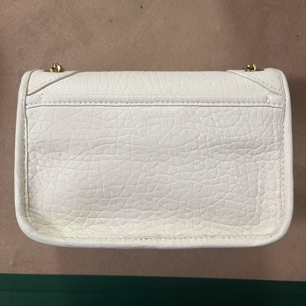 TOLEX2025新款百搭时尚女包TC邮差 mini号白色18CM