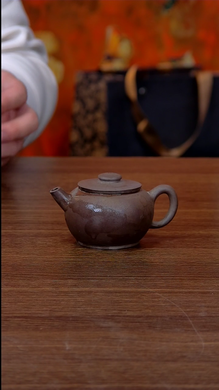 【闪购商品】紫砂茶壶巨轮紫泥.27号