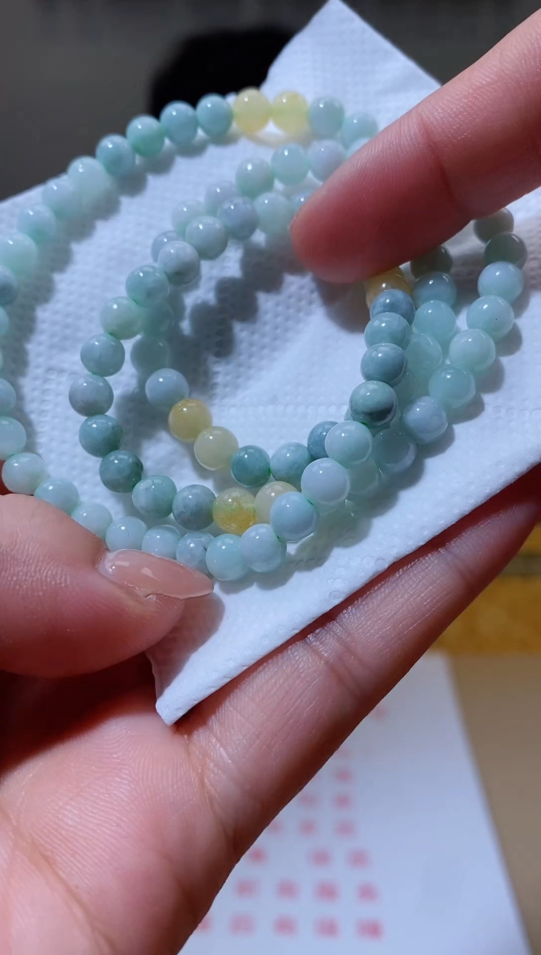 【闪购商品】翡翠颈饰未镶嵌天然A货翡翠珠链