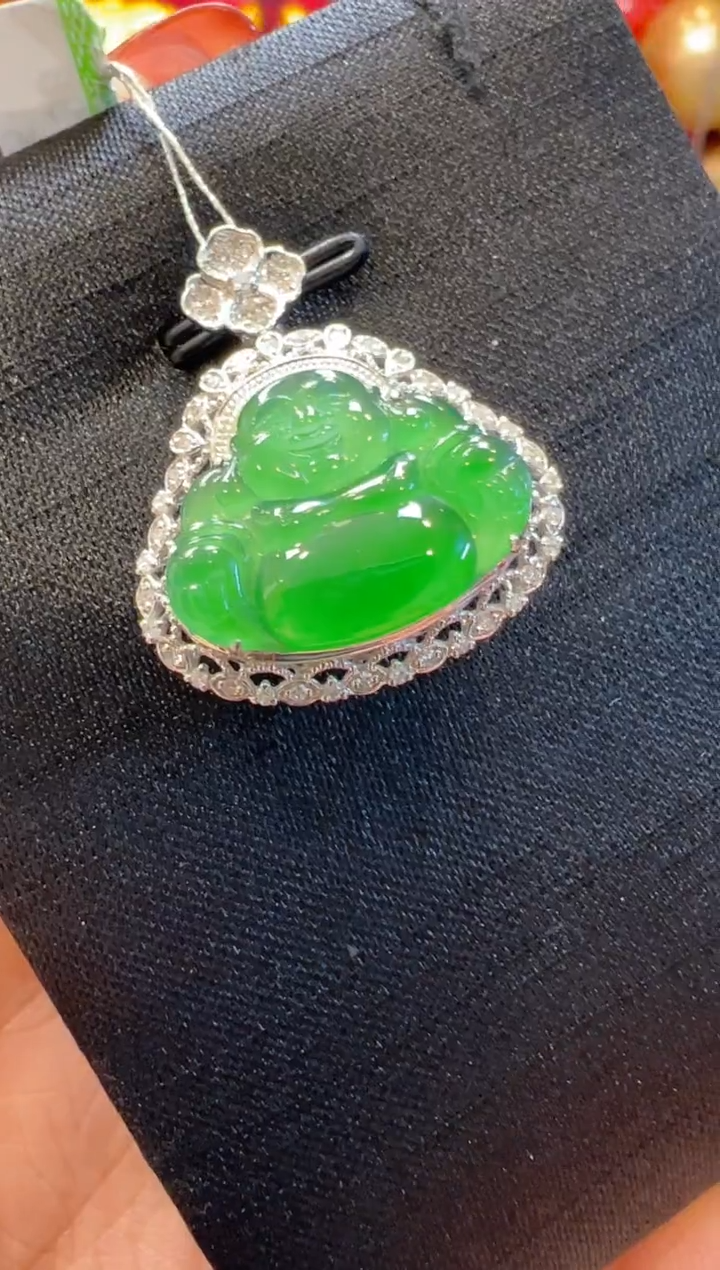 【闪购商品】翡翠吊坠(不含链)18K金镶嵌多样性团购发一件