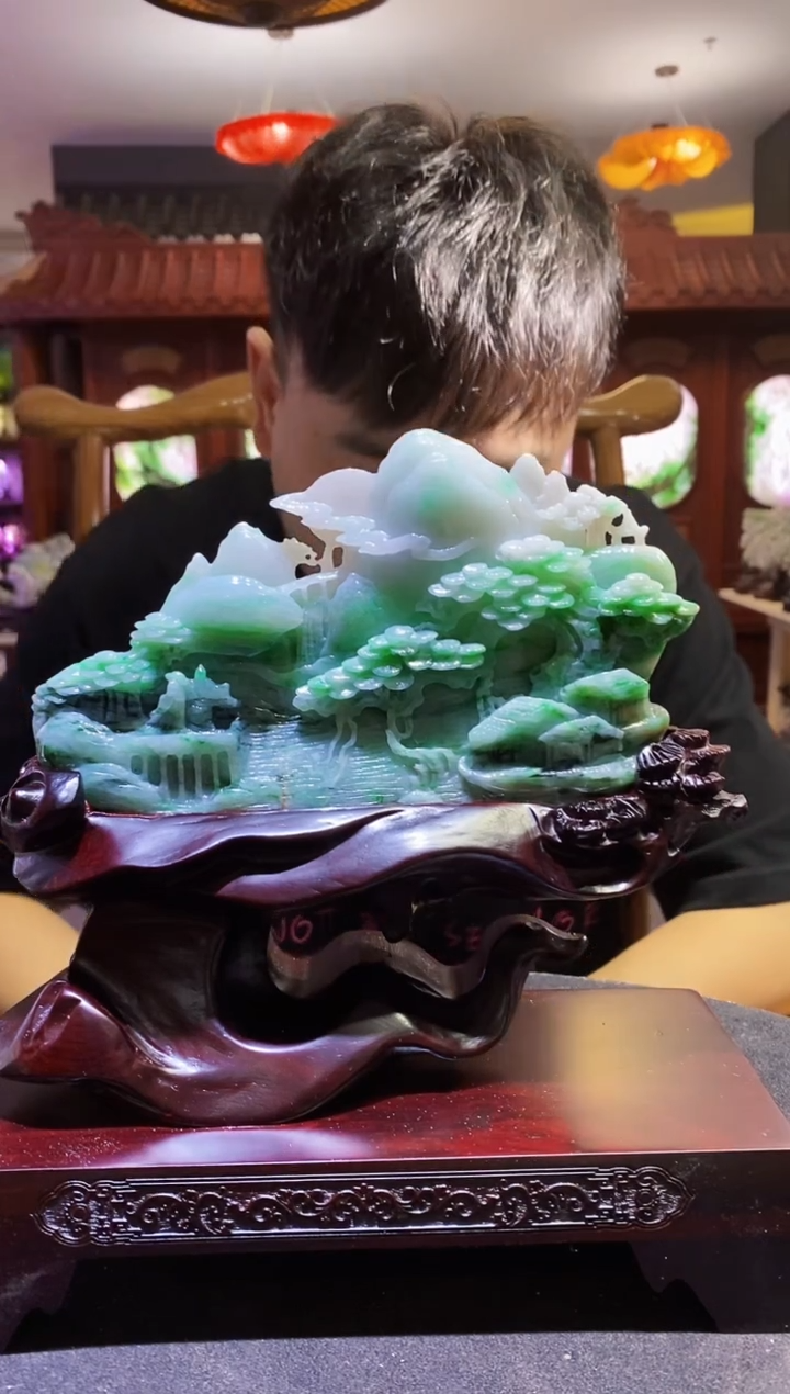 定制翡翠未镶嵌03/0705/W/山水