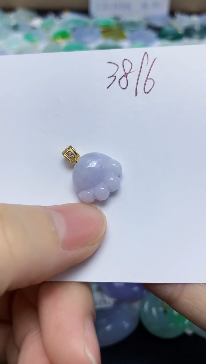 翡翠未镶嵌颈饰天然缅甸翡翠A货