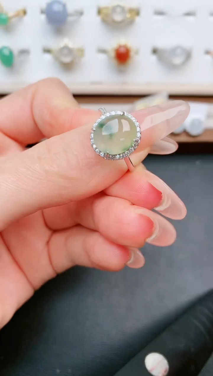 【闪购商品】翡翠戒指银S925镶嵌.....