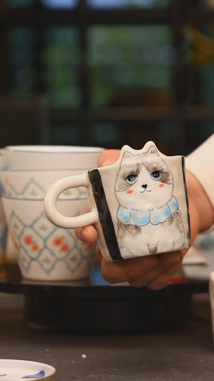 【闪购商品】摆件设计师陶瓷创意手作陶瓷景德镇