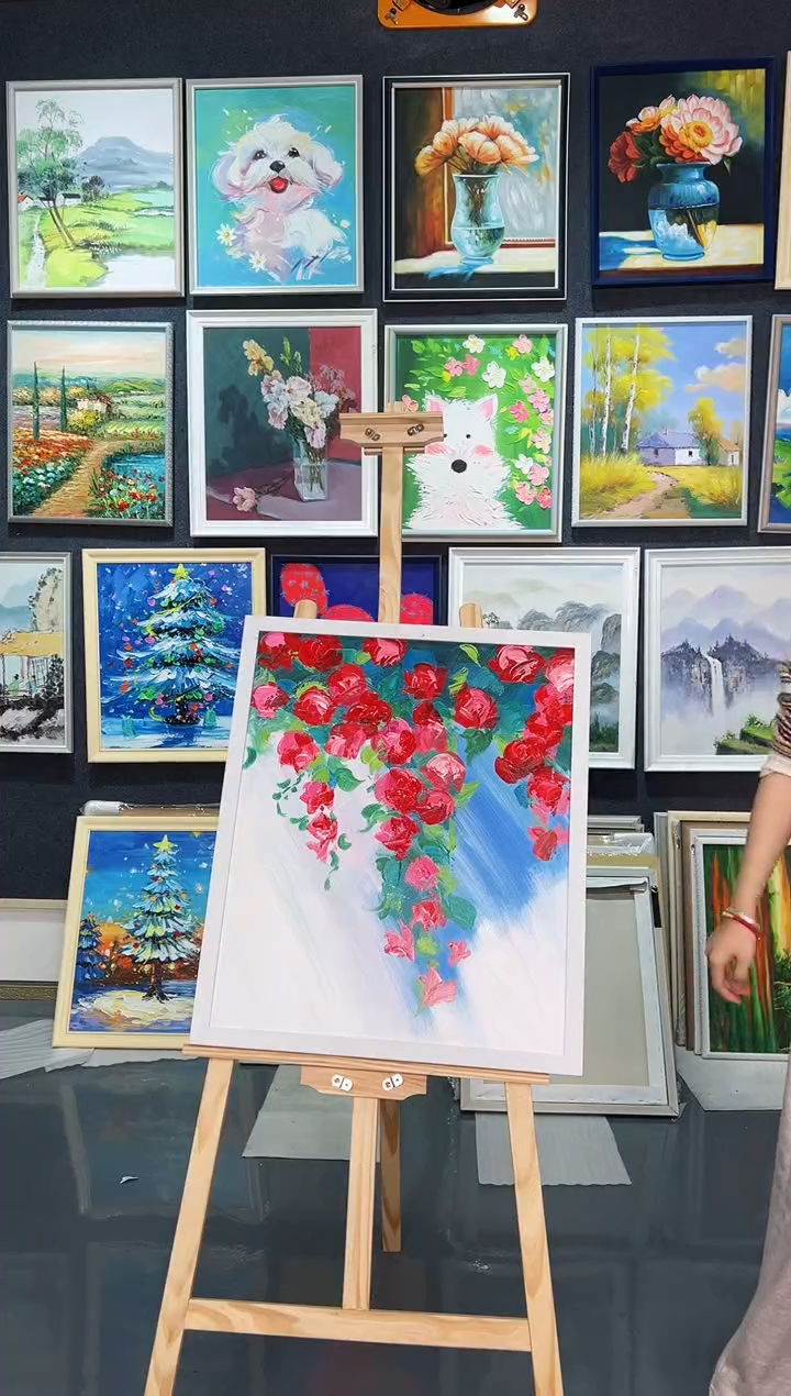 【闪购商品】油画80号 50*60 花-手绘油画