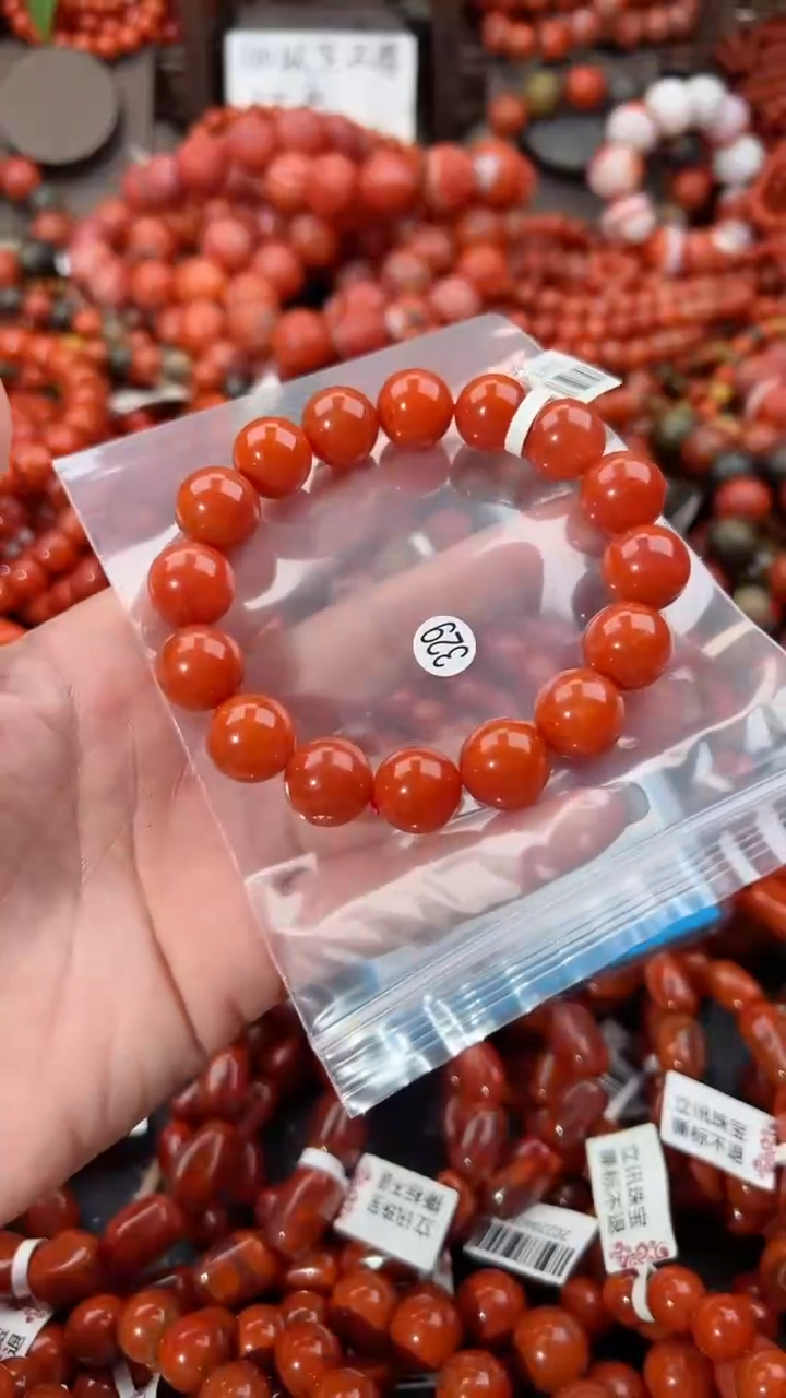 【闪购商品】南红玛瑙手串未镶嵌13