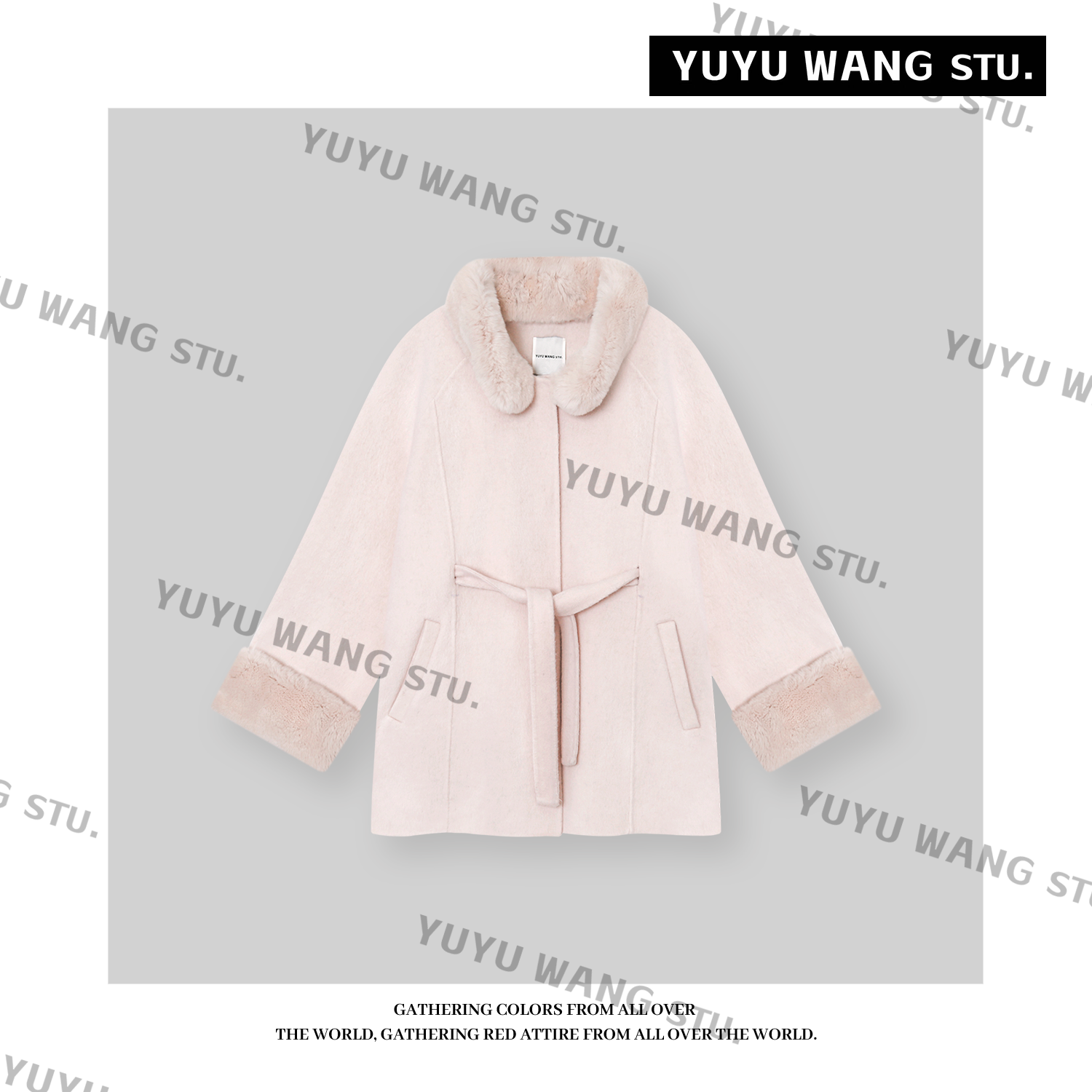 YUYU WANG【菀素】毛呢大衣RB2SDRZ2503
