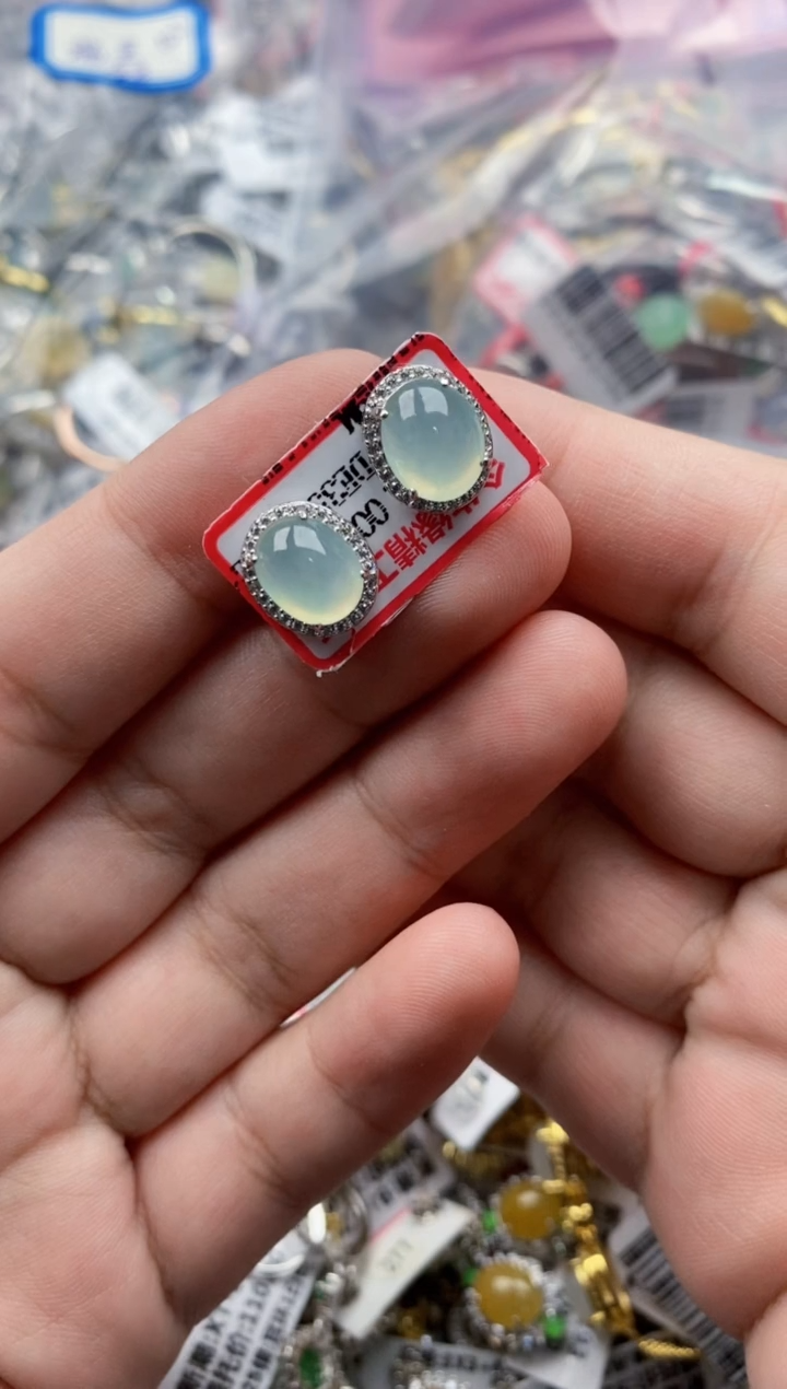 【闪购商品】翡翠戒指银S925镶嵌111111---5