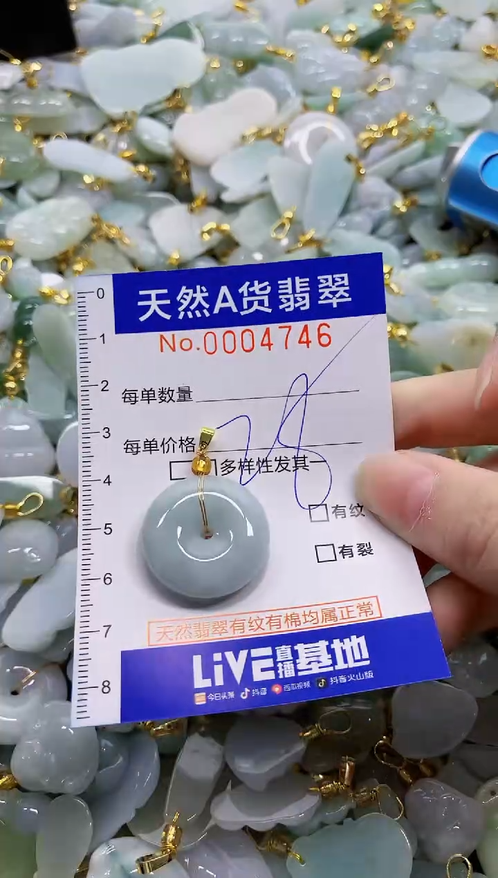 颈饰未镶嵌翡翠天然A货翡翠