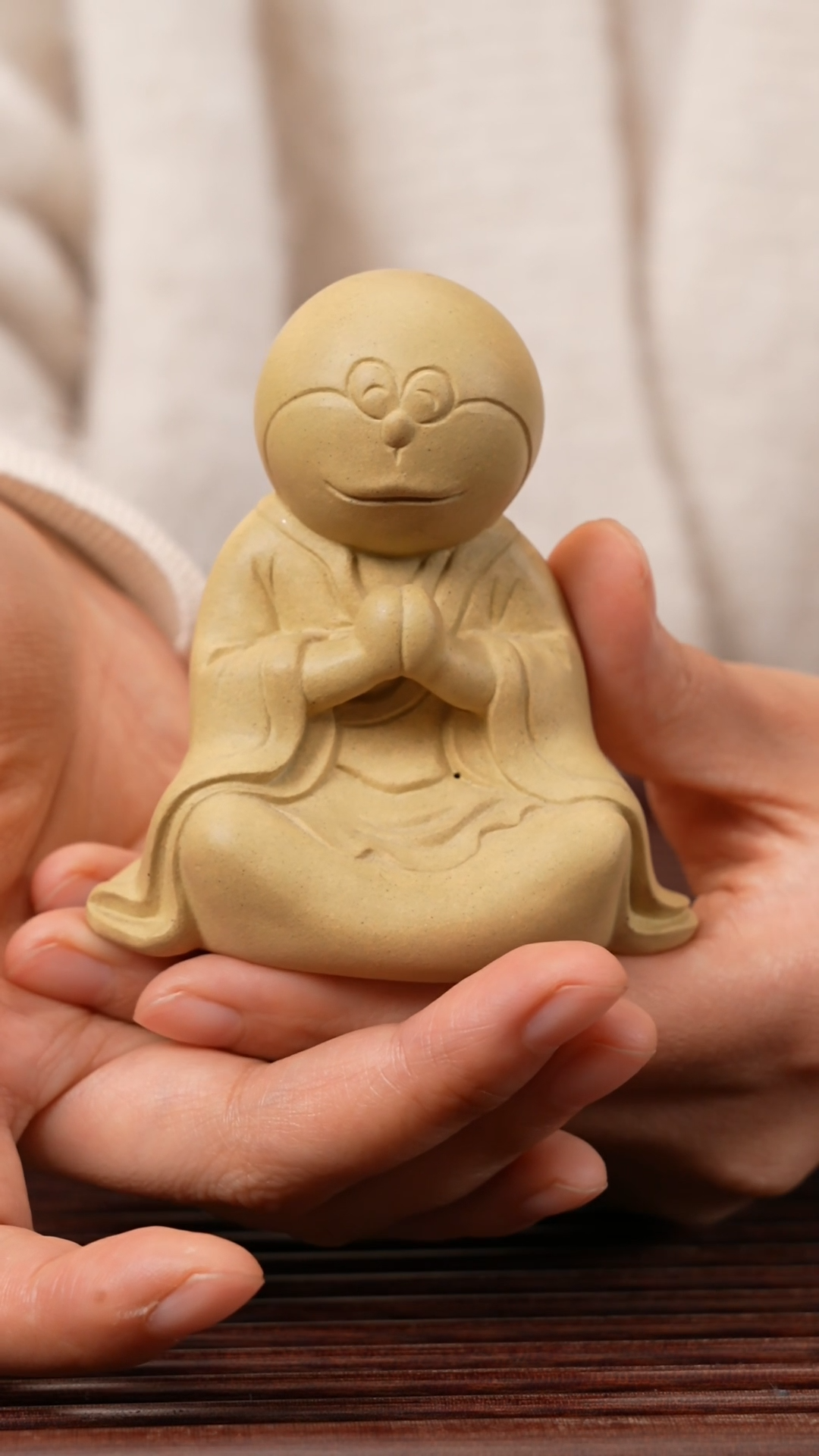 【闪购商品】紫砂茶宠机器猫，