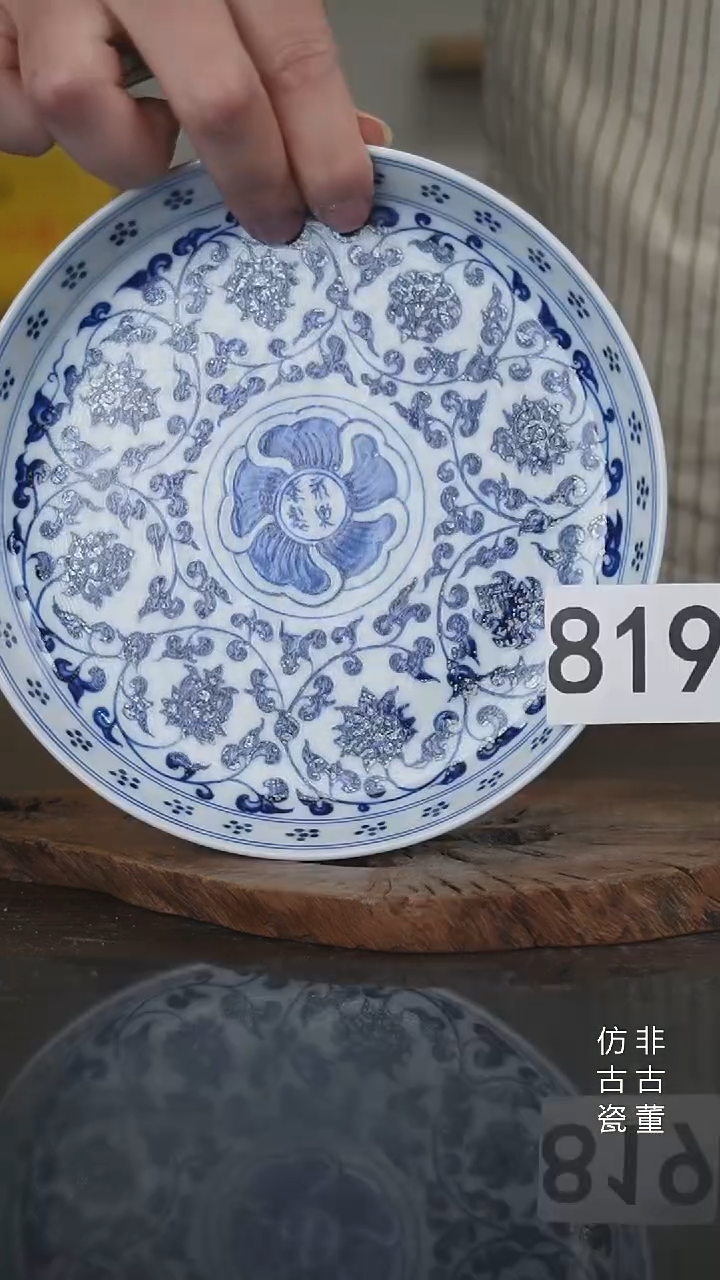 景德镇手工手绘陶瓷微瑕