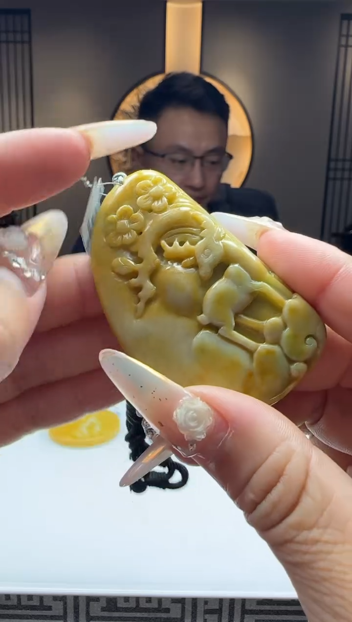 颈饰未镶嵌翡翠Q02250翡翠