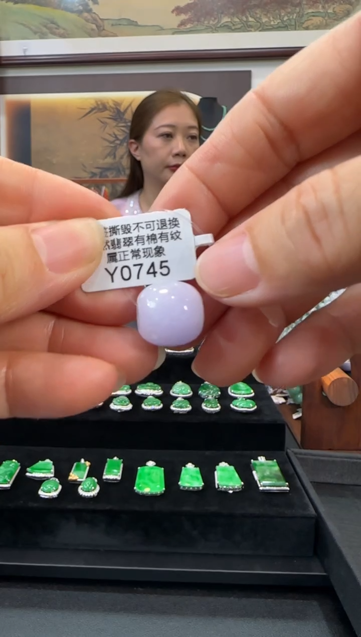 翡翠未镶嵌颈饰Y0745路路通 福利价不退换