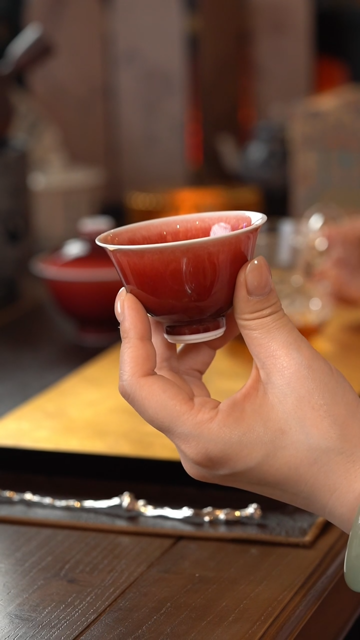 【闪购商品】【刷刷粉丝专属】薄胎郎红杯