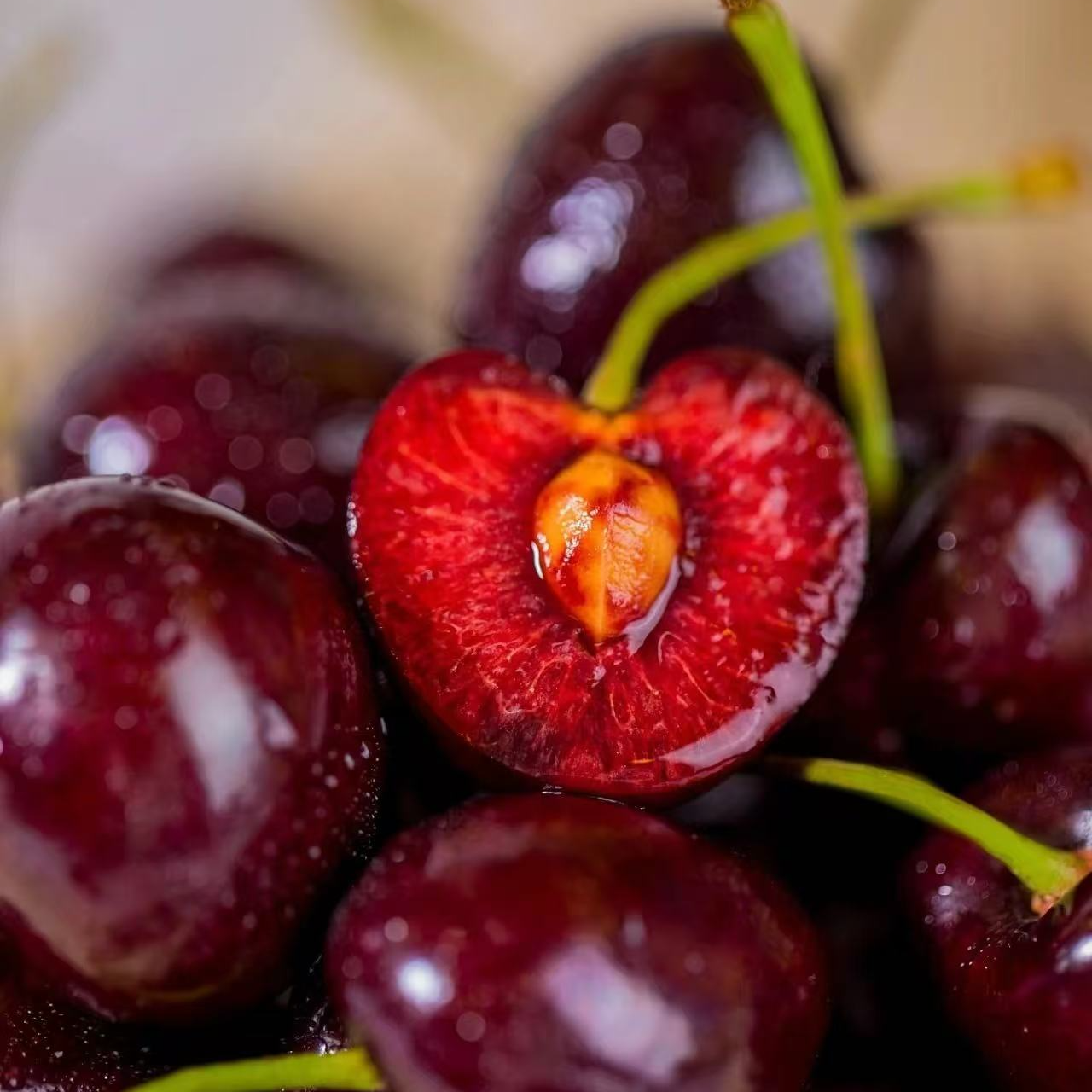 车厘子（海运桑提娜3J5斤，内附果径卡）桑提娜智利