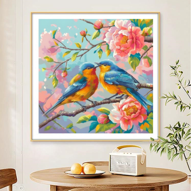 针情针艺十字绣举案齐眉2025新款卧室客厅餐厅年轻人高级印花45色