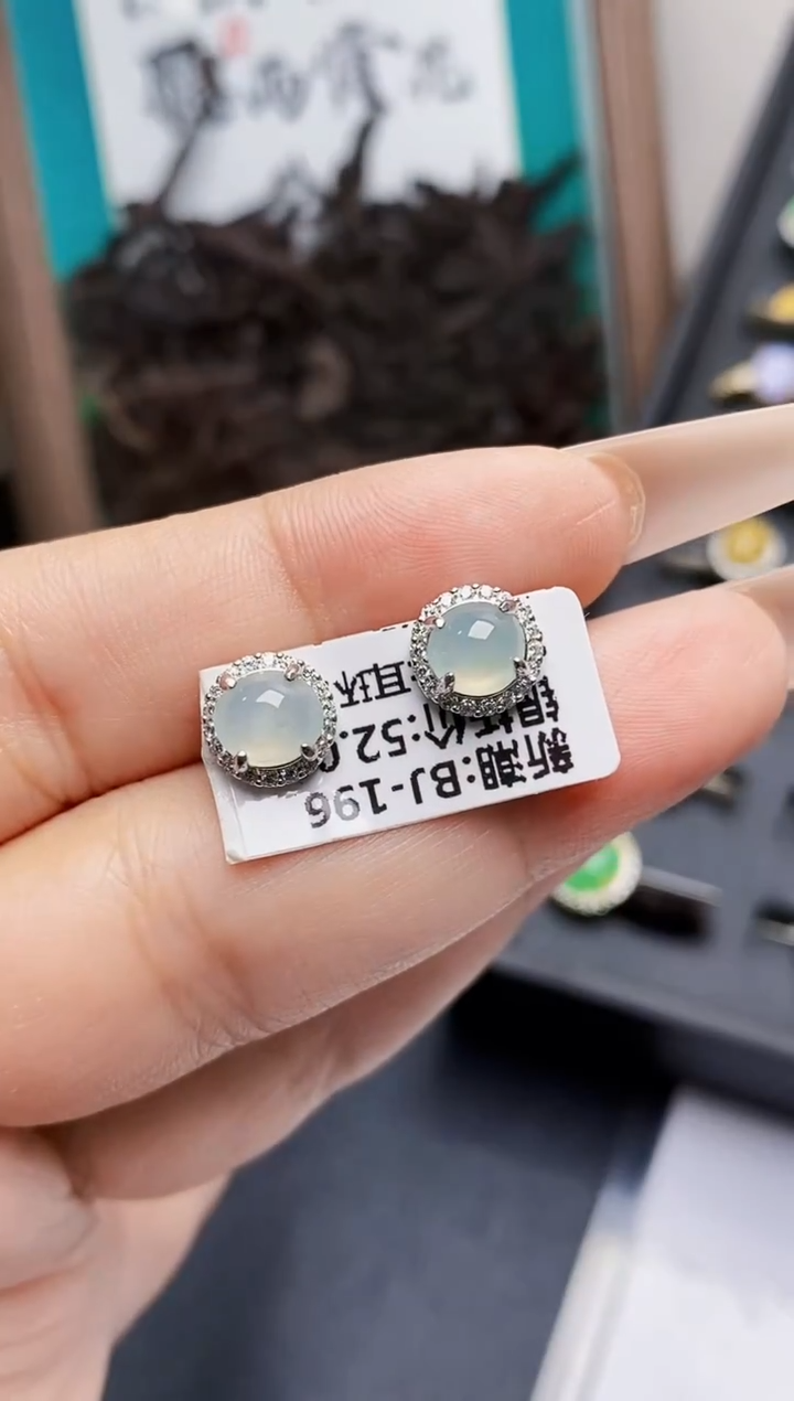 银S925镶嵌戒指翡翠0153