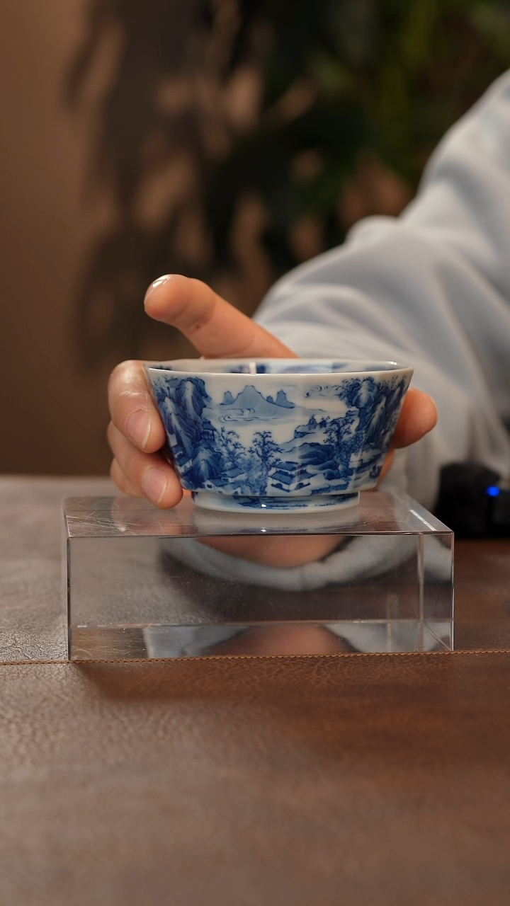 【闪购商品】瓷片青花瓷茶具斌芬陶瓷15