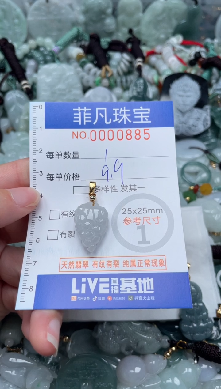 【闪购商品】翡翠颈饰未镶嵌00..0885