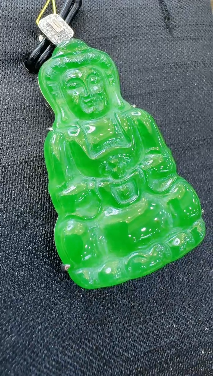 【闪购商品】翡翠吊坠(不含链)18K金镶嵌多样性团购发一件