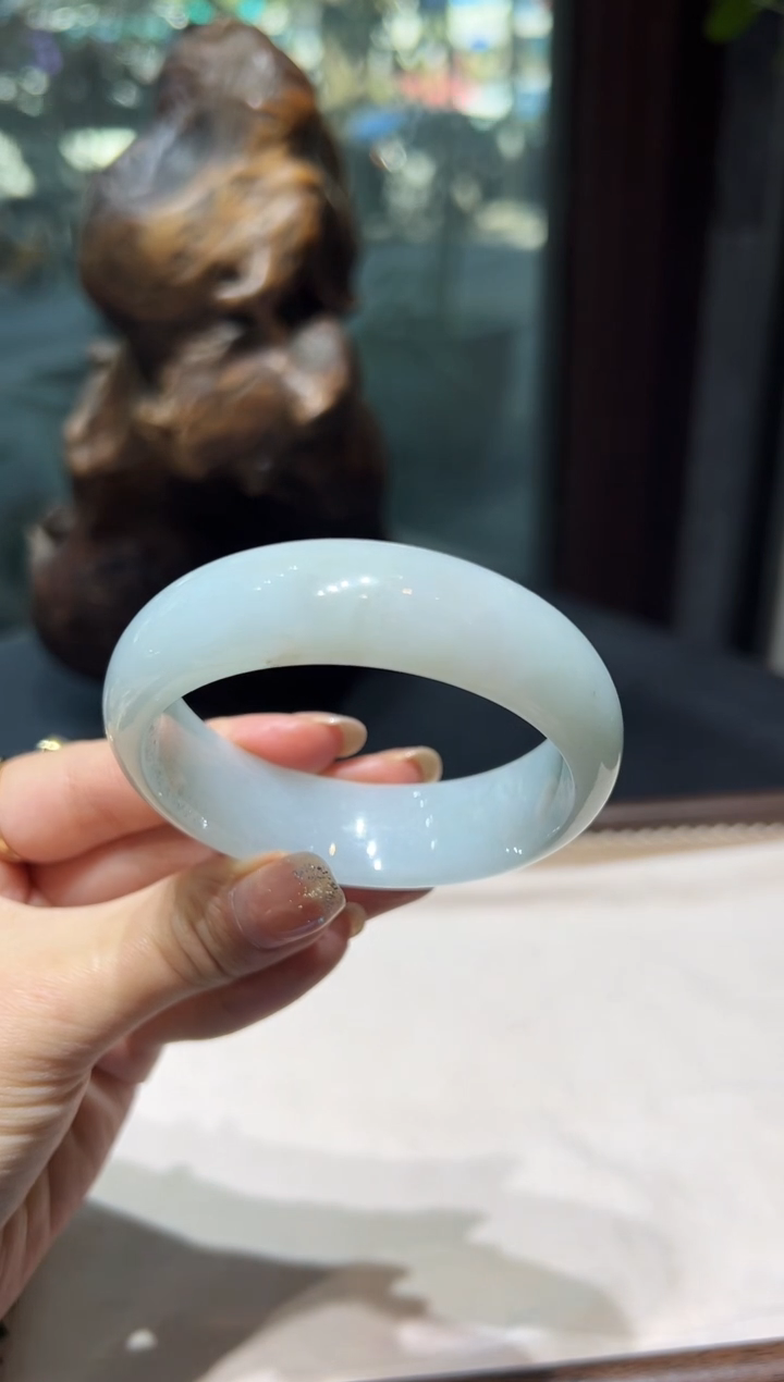 未镶嵌手镯翡翠圈口  55  56