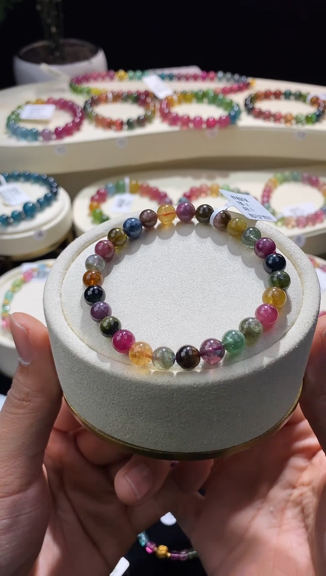 【闪购商品】碧玺手链未镶嵌9号B0964多样性发一