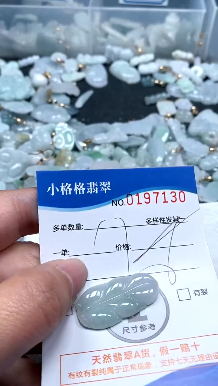 【闪购商品】翡翠颈饰未镶嵌闪购商品0197130