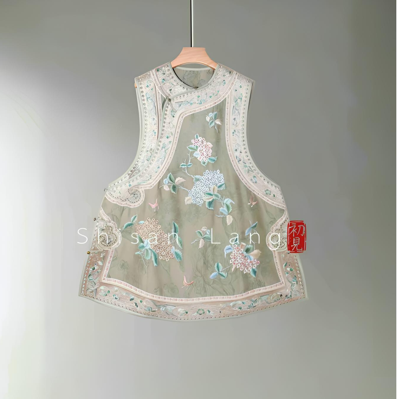 【十三郎】2025新款刺绣马甲250731