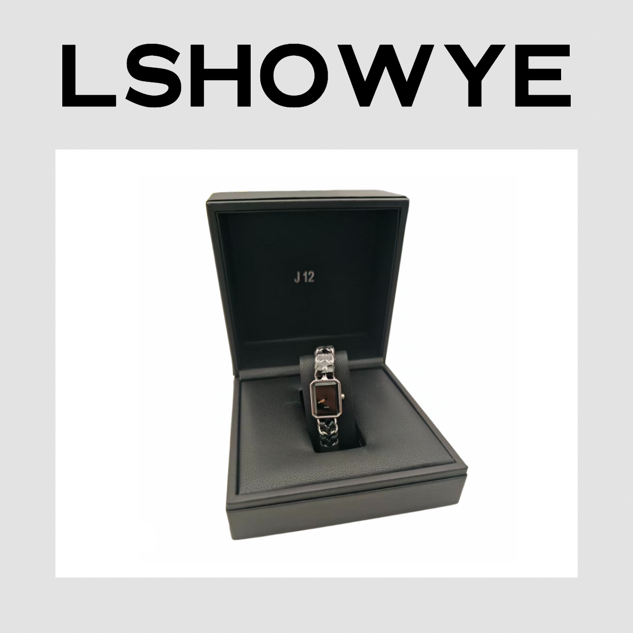 LSHOWYE｜皮编织钢带腕表带 6031A00