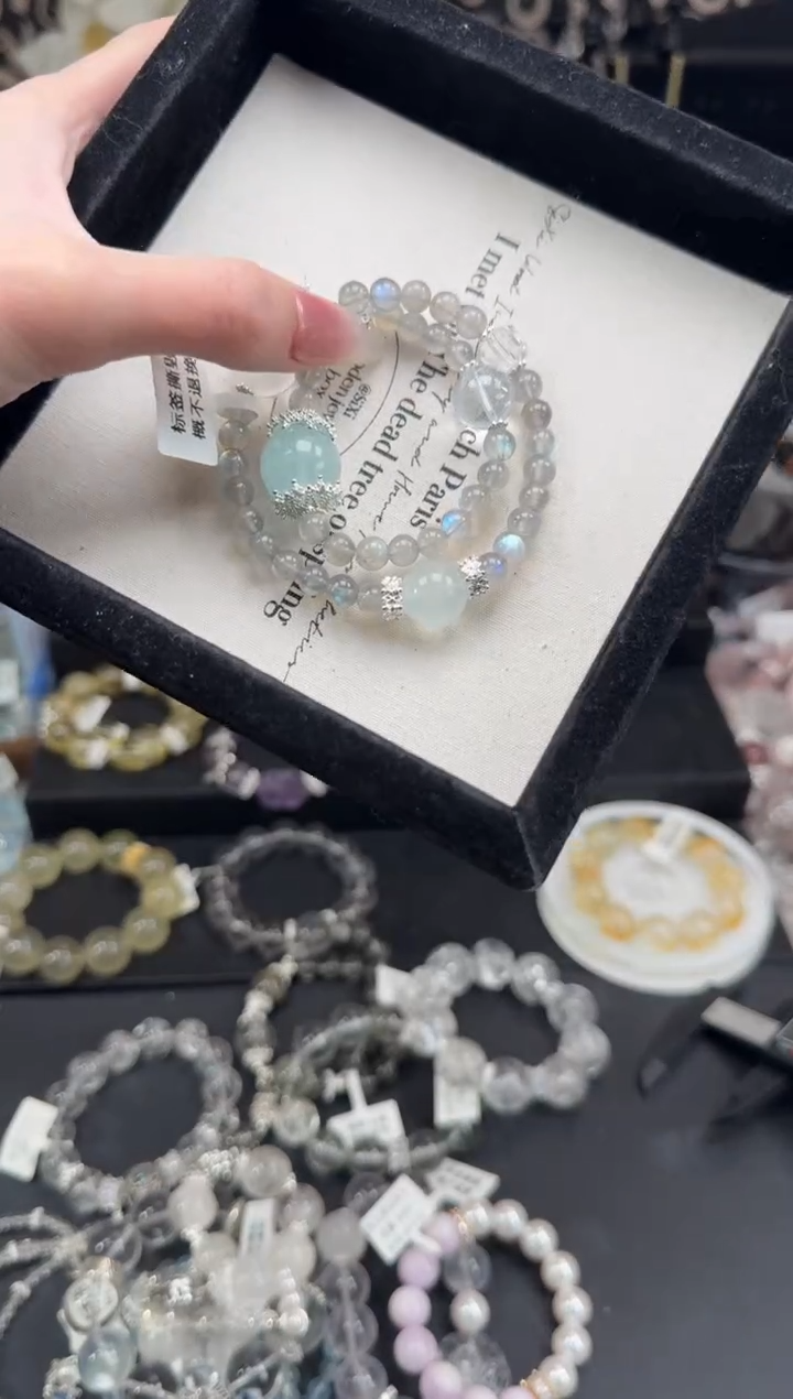 【闪购商品】水晶手链未镶嵌天然水晶 多样性发货