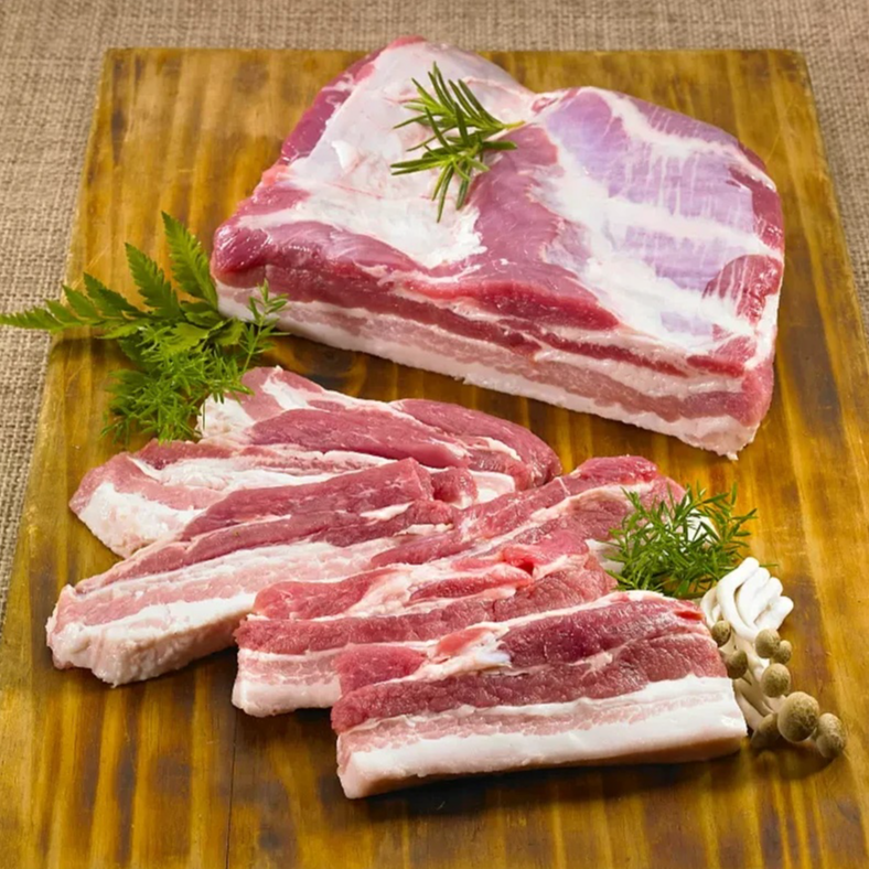 H【买3送2】到手5斤 带皮五花肉 农家放养土猪京东顺丰发货