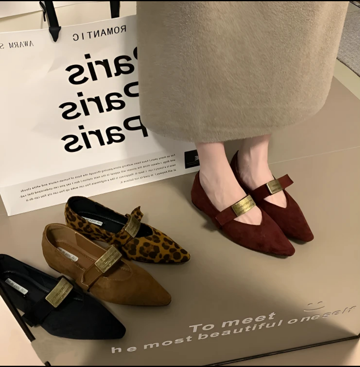 法式单鞋平底鞋2025春秋内增高小香风单鞋软底鞋子复古玛丽珍女鞋