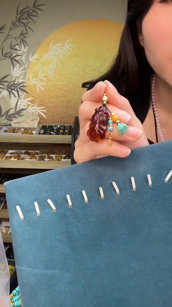 裸石琥珀未镶嵌A3140滴流