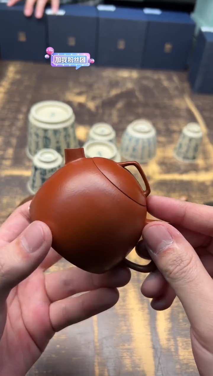 【闪购商品】/孙博大红袍爱权壶