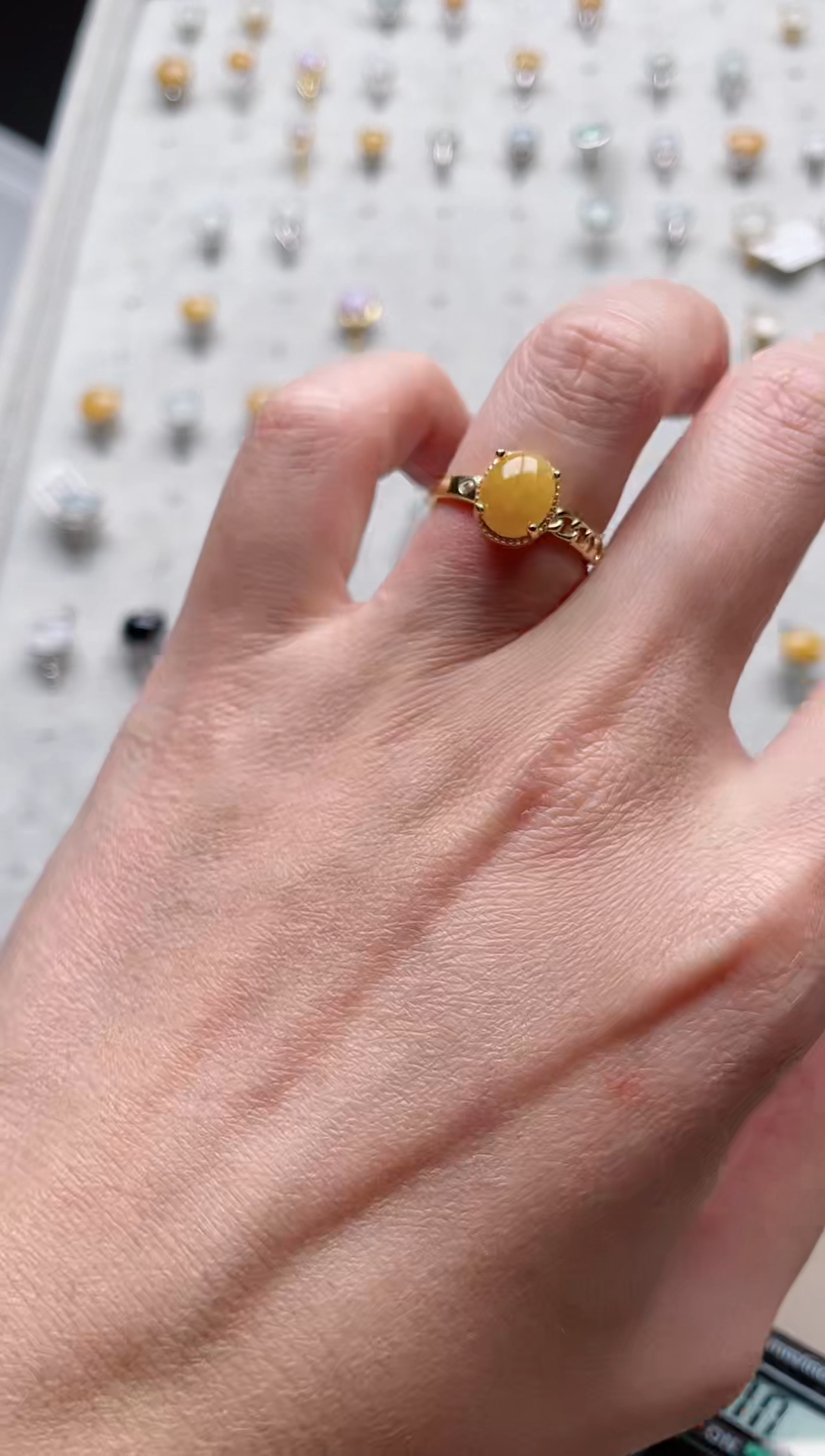 【闪购商品】翡翠戒指银S925镶嵌1000000046