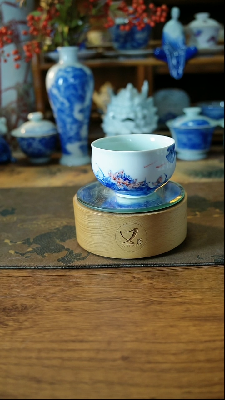 12景德镇手工手绘茶具