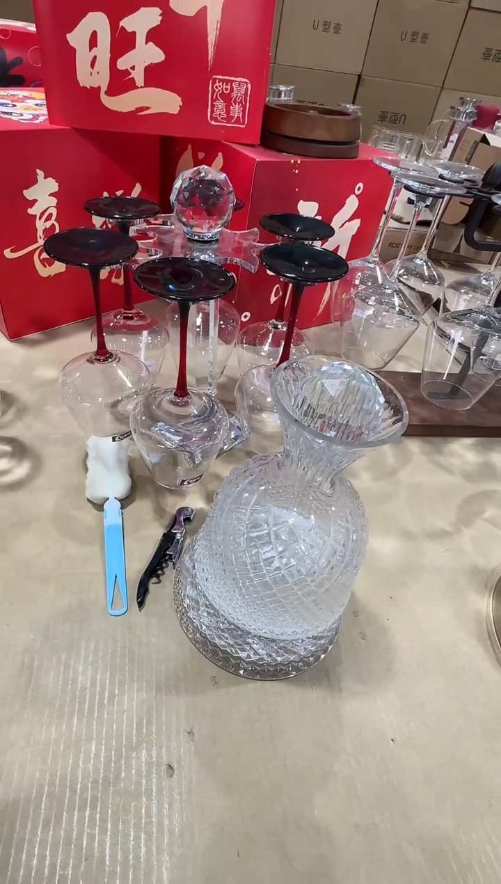 【闪购商品】水晶玻璃无盖款直播专属450ml十件套